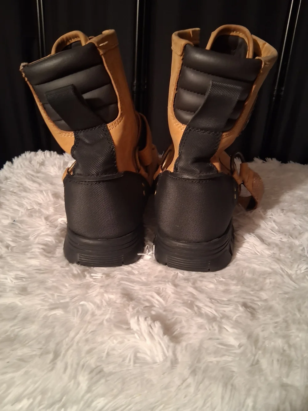 Polo by Ralph Lauren Tan and Black Men's Winter Boots
